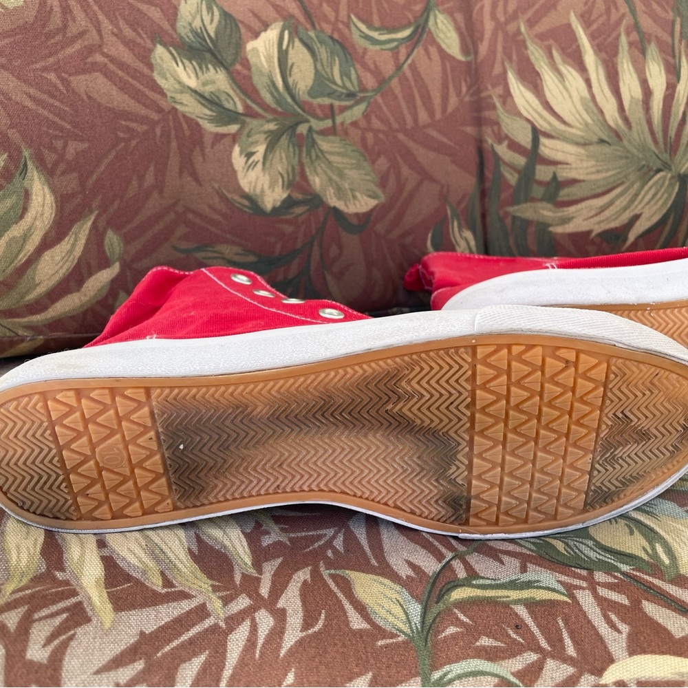 Target Red High-Top Sneakers - Picture 5 of 7